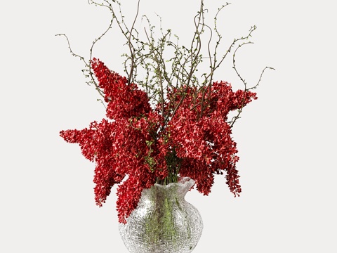 轻奢花艺植物su模型