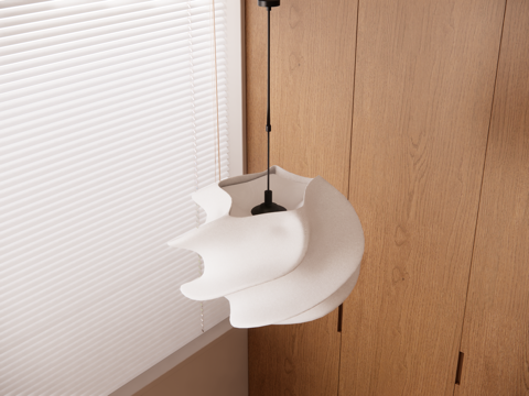 现代吊灯 布艺吊灯su模型