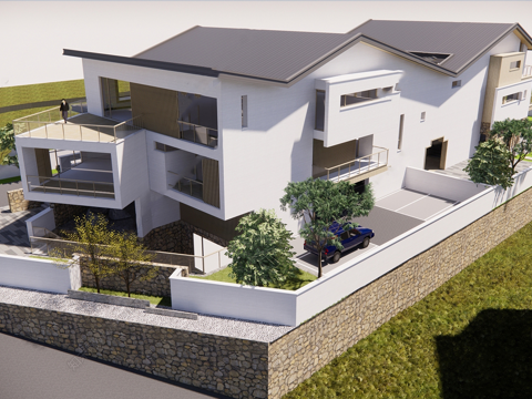 新中式乡村民房 乡村民宿su模型