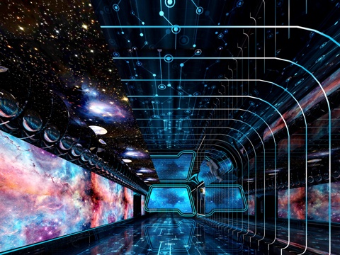  网红走廊3d模型 