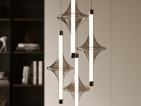 意式吊灯su模型