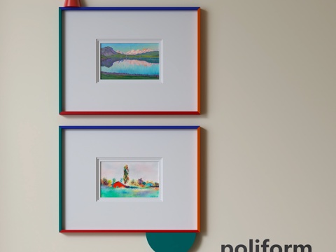 包豪斯装饰画su模型