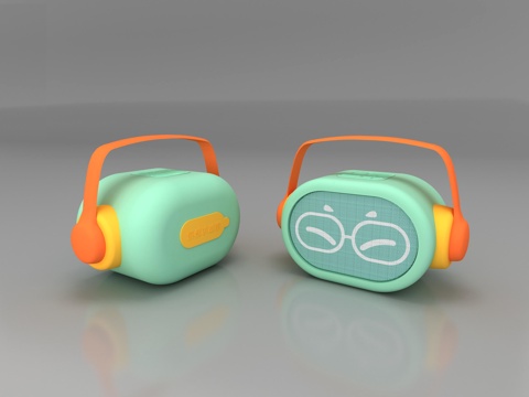 凯叔讲故事 音响 儿童音响 小音箱su模型