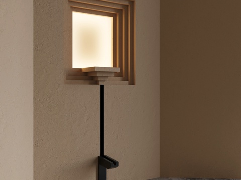 灯光艺术装置su模型