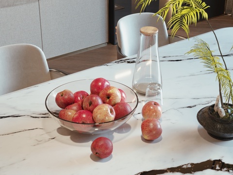 现代水果su模型