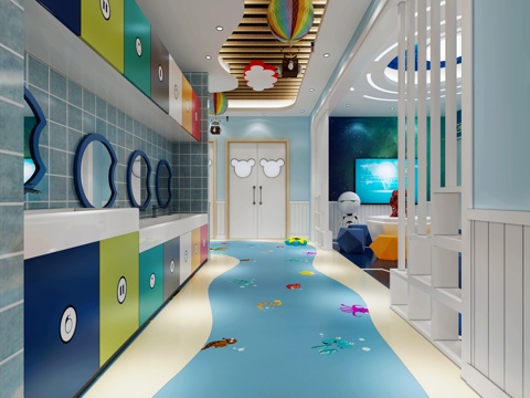  其它海洋系列幼儿园3d模型 