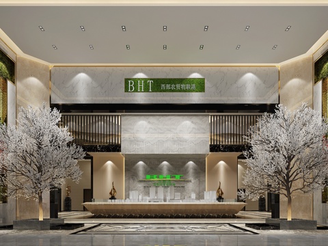  现代轻奢售楼处 楼盘 开发商 房发场 沙盘 楼盘模型 观景3d模型 