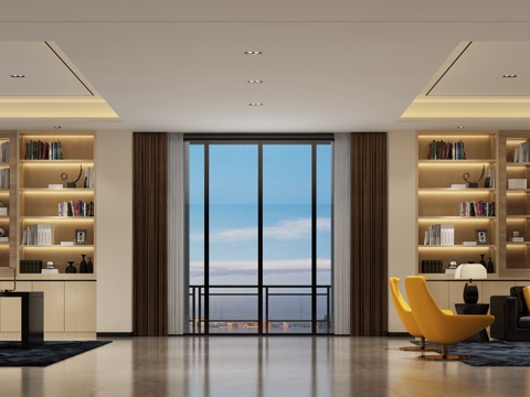  办公室   经理办公室    老总办公室  接待室3d模型 