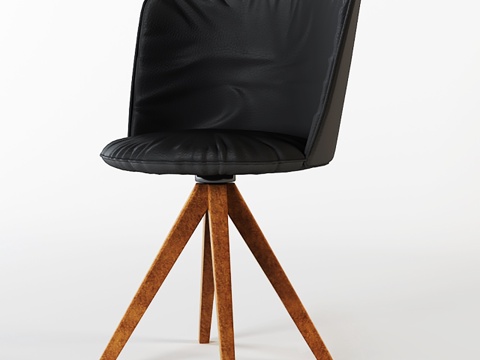 现代休闲椅 办公椅  皮椅 餐椅su模型