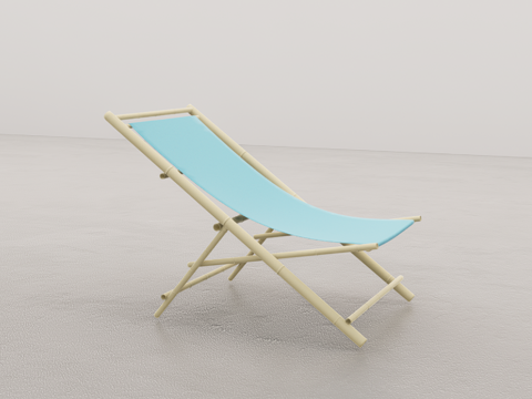 休闲躺椅su模型