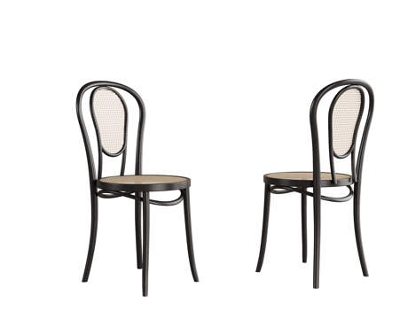 现代单椅 餐椅 书椅su模型