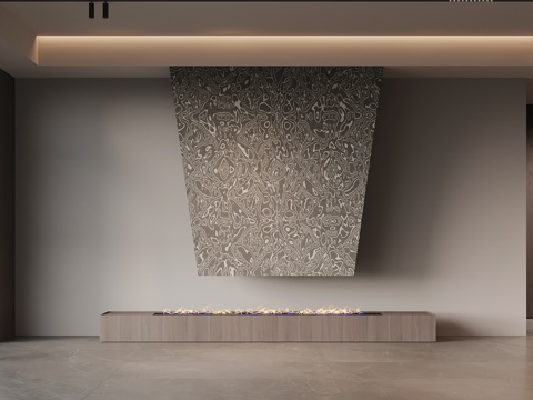 现代意式壁炉 火炉su模型