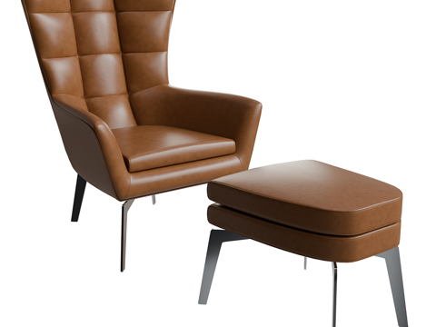  躺椅 休闲椅3d模型 