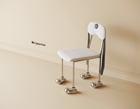 现代单椅 儿童椅 书椅 餐椅su模型