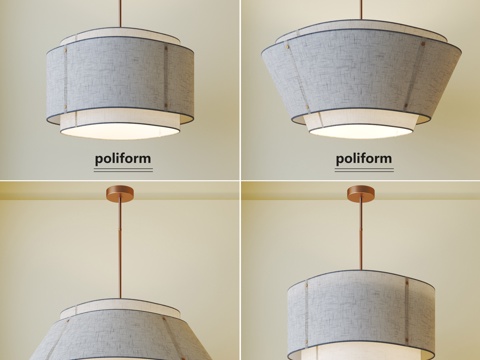 现代吊灯组合su模型