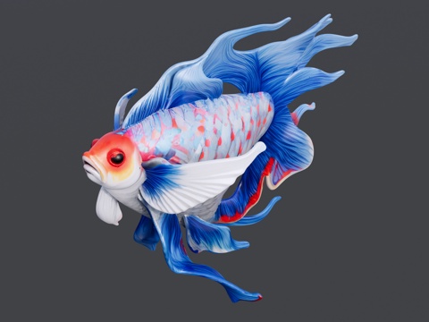 山海经神兽文鳐su模型