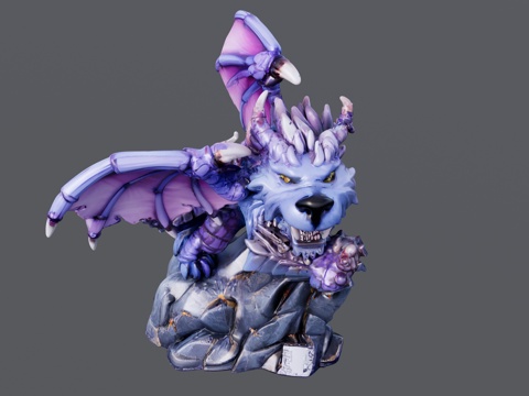 山海经四凶兽穷奇su模型