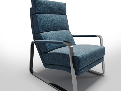 现代休闲椅 布椅  单椅 办公椅 扶手椅su模型