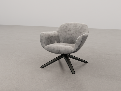 单人休闲椅su模型