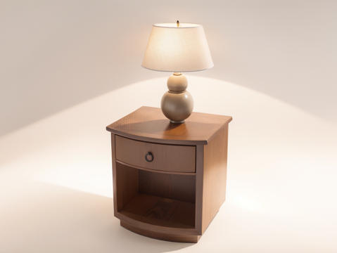床头台灯su模型