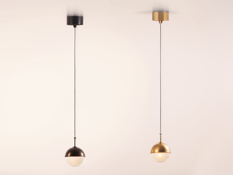 艺术吊灯su模型