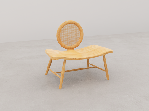 单人休闲椅su模型