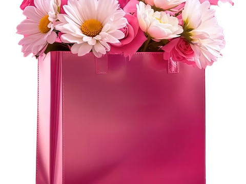 花花艺术装置 商场购物艺术装置 奢侈品店装饰品 香水化妆品店su模型