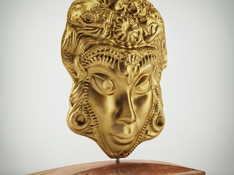 北欧人形雕塑  抽象雕塑  摆件雕塑 金属雕塑su模型