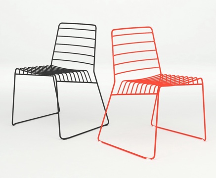 现代简约休闲椅 户外椅 铁艺单椅 餐椅su模型