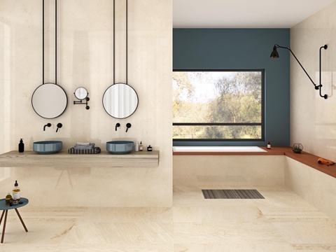  简约风格卫生间3d模型 