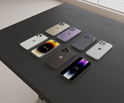  智能手机 苹果手机3d模型 