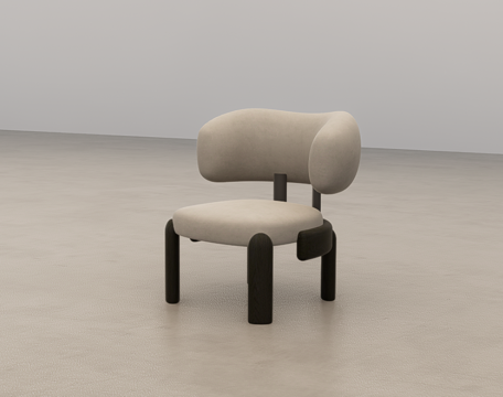 单人休闲椅su模型