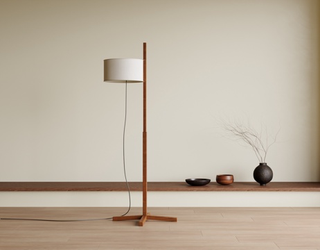 现代落地灯su模型