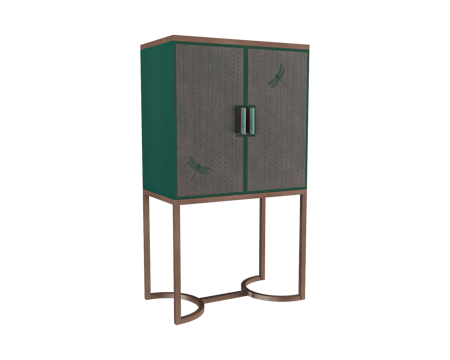  CPRN HOMOOD 轻奢玻璃酒柜3d模型 