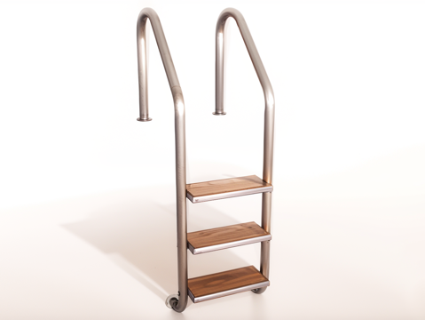 游泳池阶梯su模型