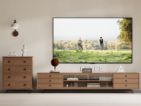 复古中古复电视柜 斗柜su模型