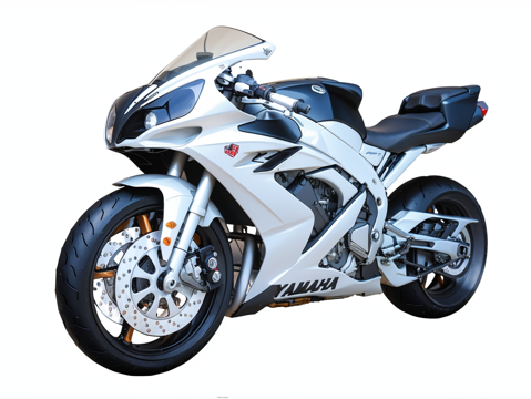 红色摩托车su模型