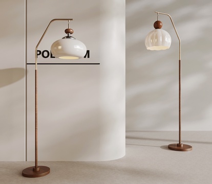 法式落地灯su模型