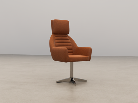 单人休闲椅su模型