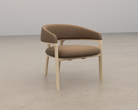 单人休闲椅su模型