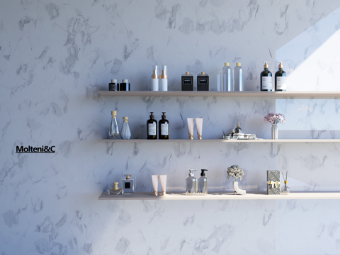 化妆品饰品su模型