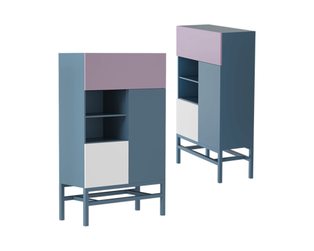  Sculptures Jeux 多巴胺储物柜3d模型 