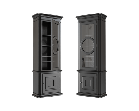  MARIONI 美式玻璃酒柜3d模型 