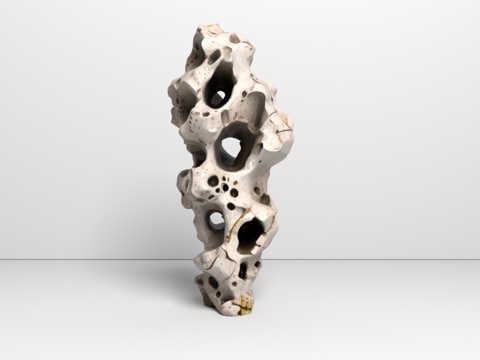  太湖景观石3d模型 