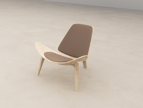 单人休闲椅su模型