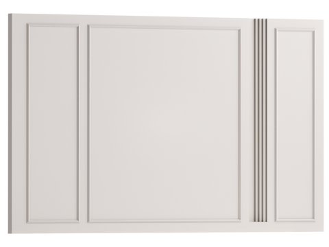 中古风沙发背景墙su模型