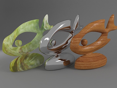 现代雕塑  艺术抽象雕塑  陈设饰品su模型