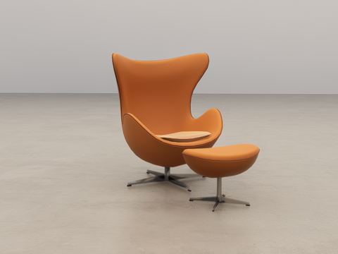 单人休闲椅su模型