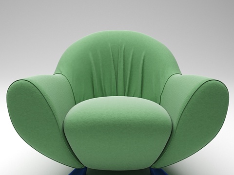 现代儿童沙发  异形沙发 布艺沙发su模型