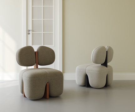 现代儿童休闲椅su模型